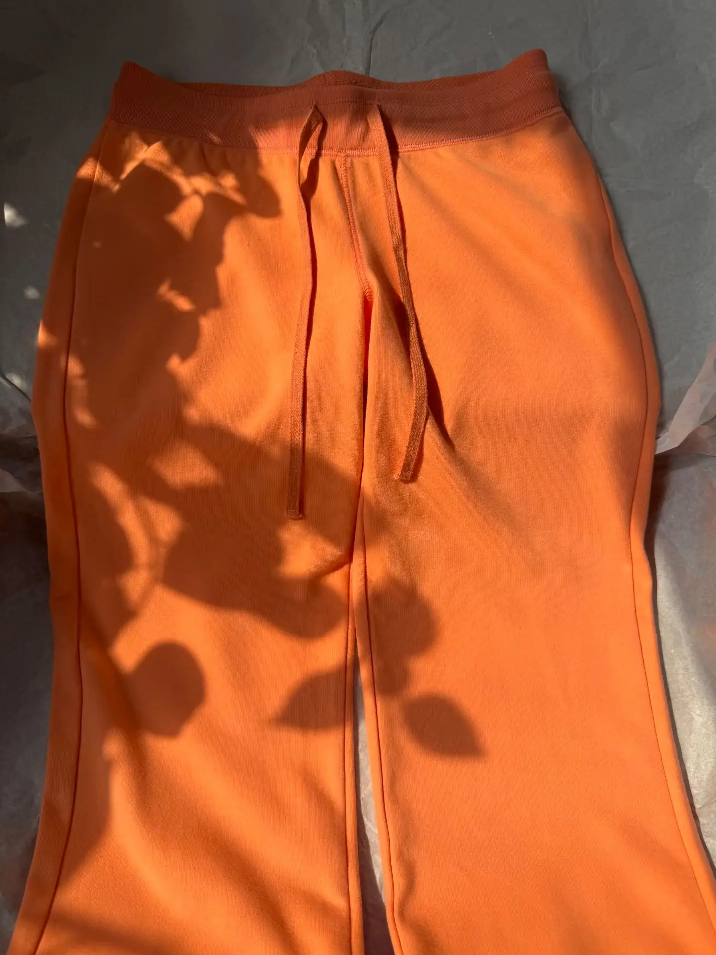Rose Red Straight Sweatpant Woman Summer Low Waist Drawstring Long Pants Female Solid Casual All-match Cotton Sport Trousers New