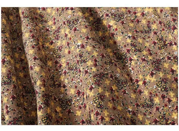 2026 Autumn Winter New Korean Patchwork Bandage Long Sleeved Knitted Dress Women's Fashion Slim Sweet Corduroy Flower Dresses
