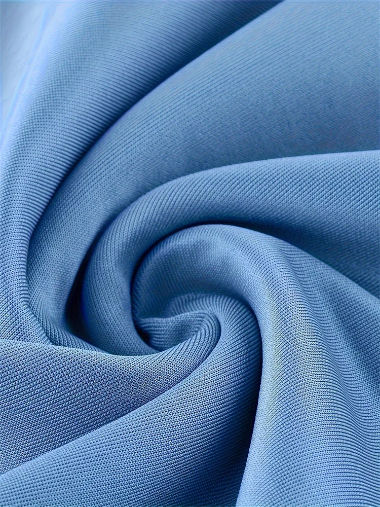 Wmstar Dress Women 2024 Solid Color Strapless V Neck Half Sleeve Back Zipper Bubble Bead Fashion Dresses Wholesale Dropshipping