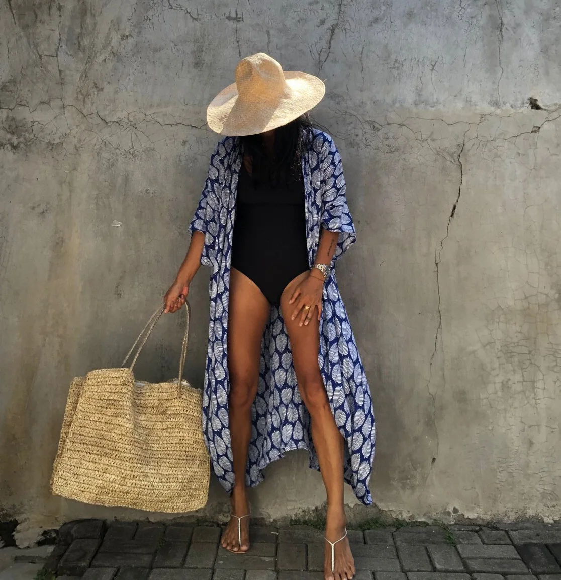 Beach Dress Tunic Cover up Embroidery Kaftan Saida de Praia Women Bikini Cover-up Pareo Sarong Beachwear