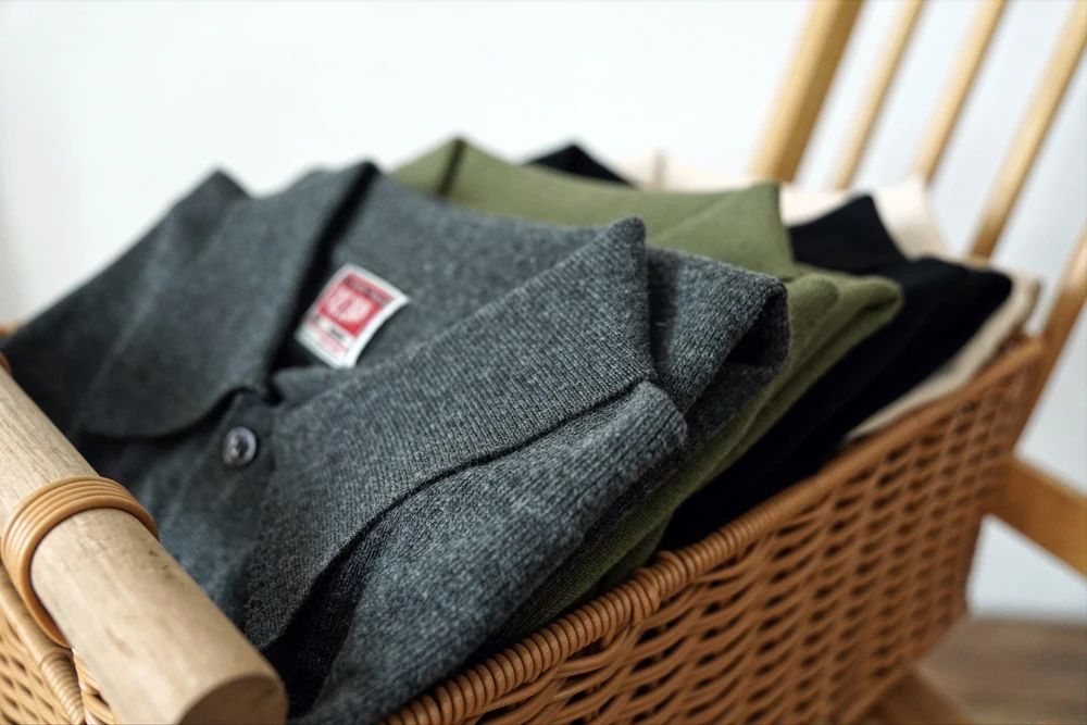Sauce Zhan Polo Shirt Men Shirts Summer Knit Short Sleeve Shirt Vintage 100% Cotton Regular Fit