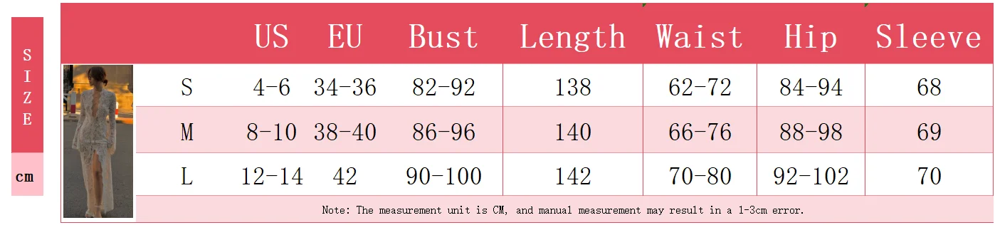 Sexy Lace Women's See-Through Curvy Dresses White Deep V Neck Bandage Slit Long Sleeve Maxi Dress 2025 Summer Evening Party Club