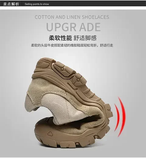 NMen's Outdoor Hiking Shoes Anti Slip Thick Soled Hiking Shoes Comfortable and Durable Walking Boots, Gray Exercise Shoes Tennis