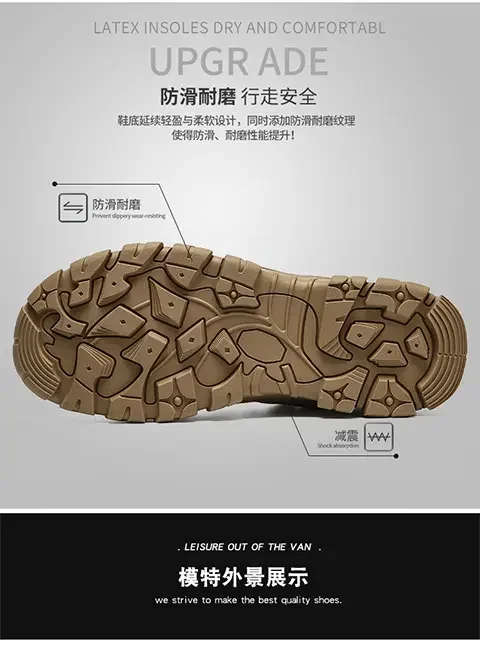 NMen's Outdoor Hiking Shoes Anti Slip Thick Soled Hiking Shoes Comfortable and Durable Walking Boots, Gray Exercise Shoes Tennis