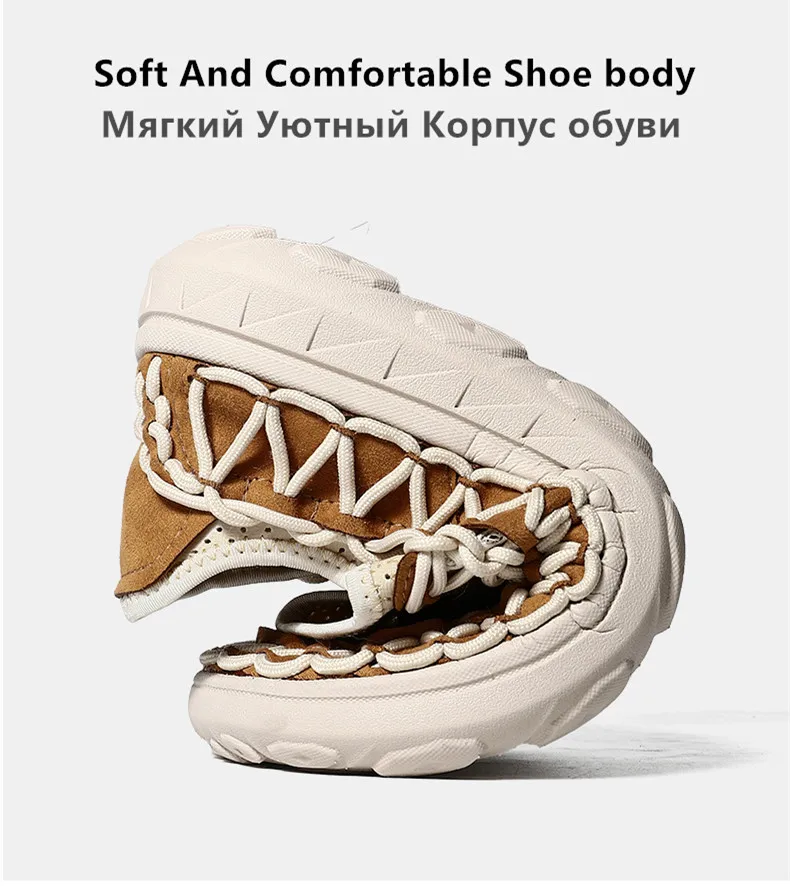 Summer Hand-woven Men's Sandals Fashion Men Casual Shoes Brand Designer Men Sneakers High Quality Beach Sandals Men Shoes