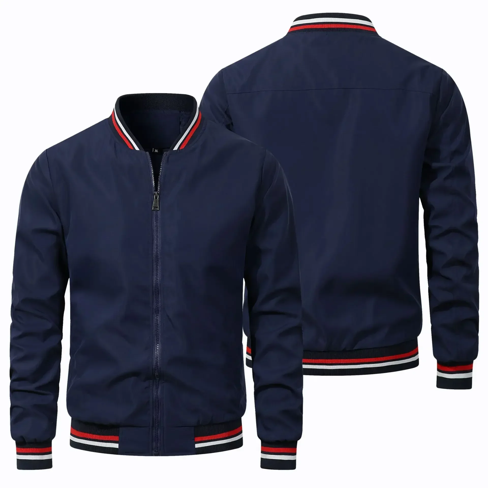 Spring and autumn new MOTO-GUZZI motorcycle logo zipper bomber jacket casual outdoor windproof sportswear