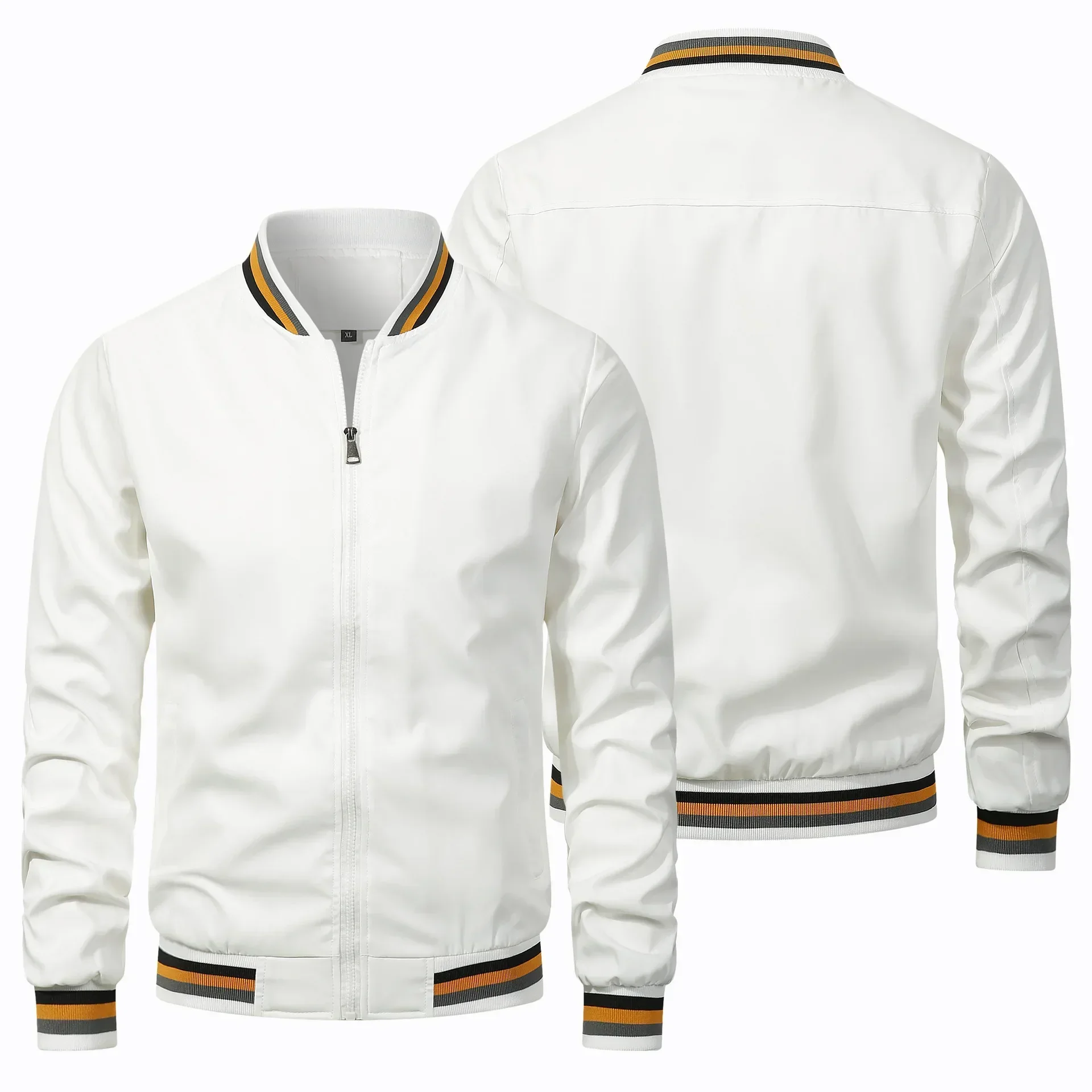 Spring and autumn new MOTO-GUZZI motorcycle logo zipper bomber jacket casual outdoor windproof sportswear