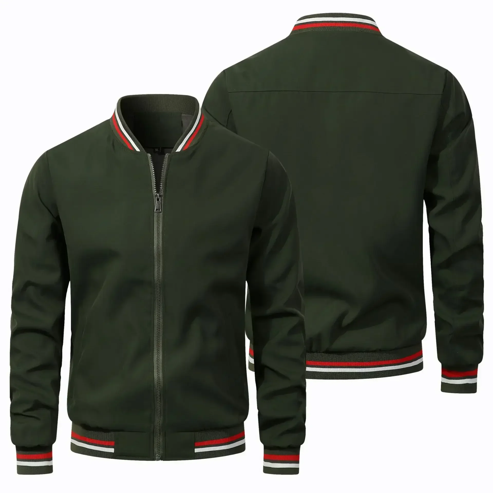 Spring and autumn new MOTO-GUZZI motorcycle logo zipper bomber jacket casual outdoor windproof sportswear