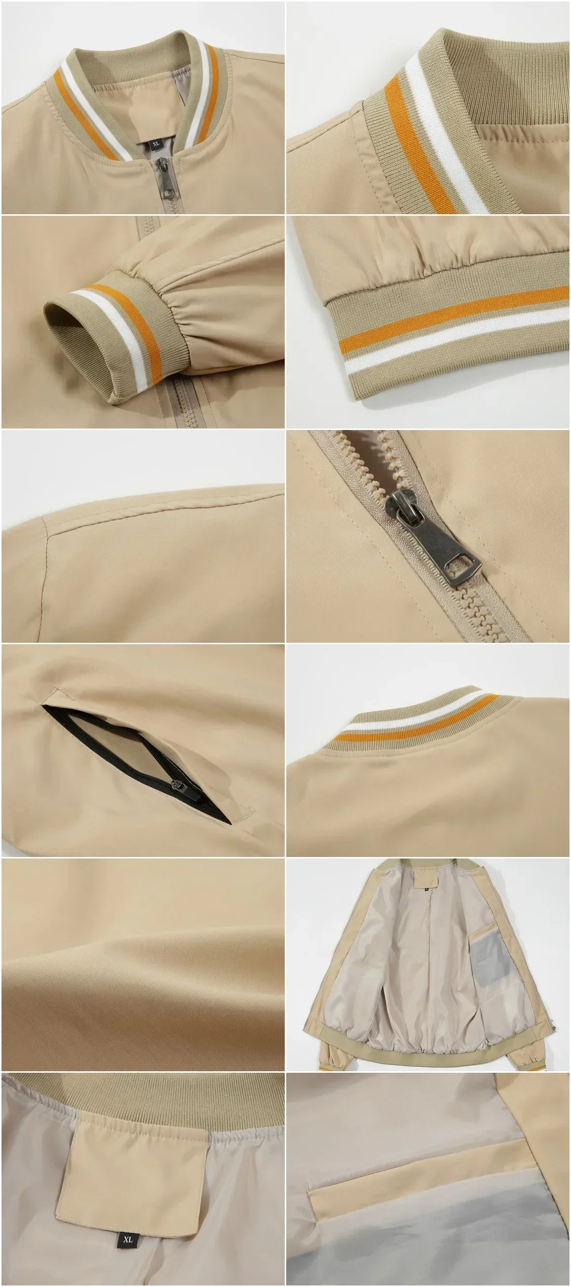 Spring and autumn new MOTO-GUZZI motorcycle logo zipper bomber jacket casual outdoor windproof sportswear