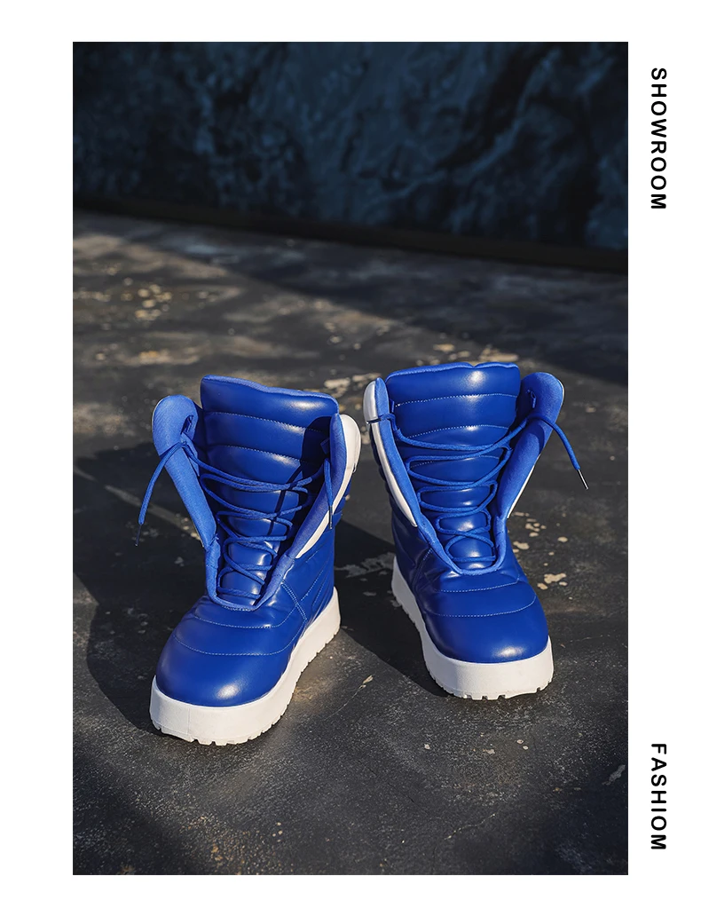 Men Boots 2025 New Winter Slippers Warm Men Shoes Waterproof Non-Slip Plush Sneakers Male Tenis Shoes Boots Men Sneakers Winter