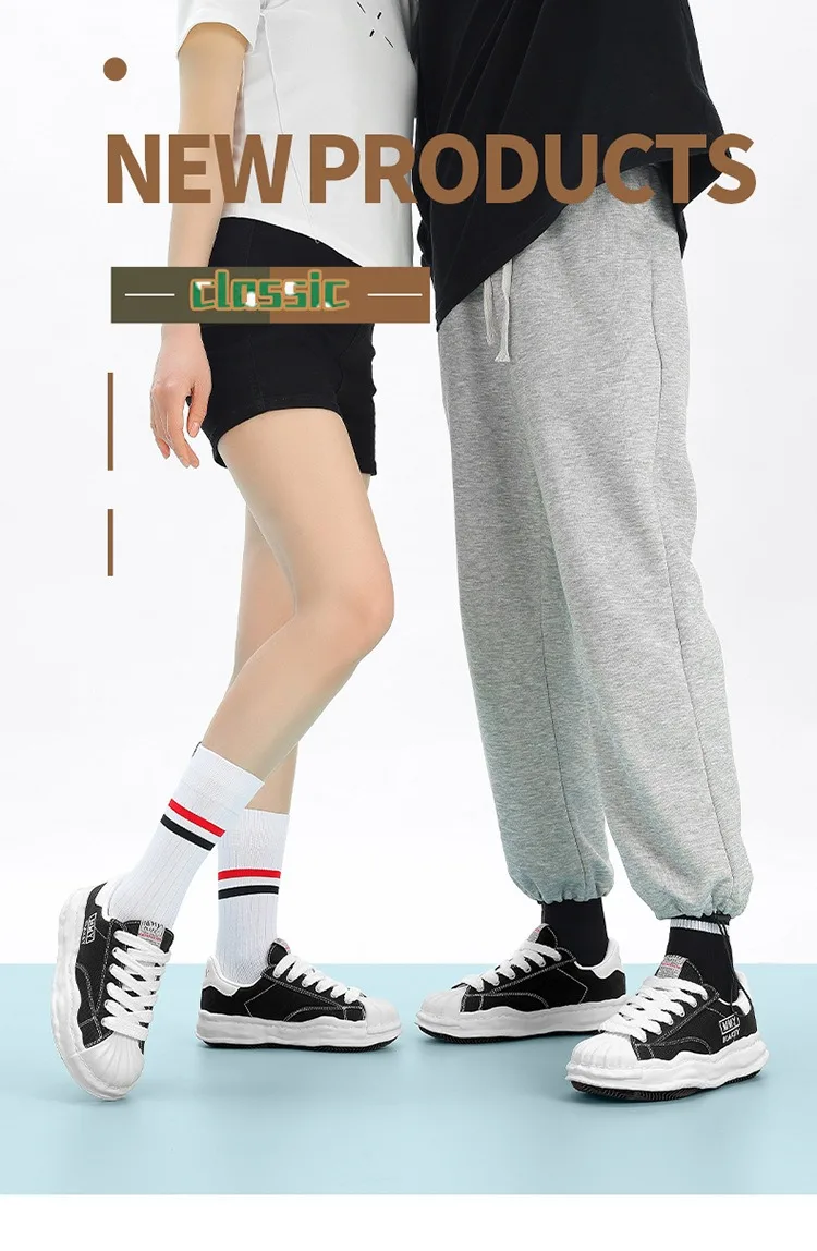 brand canvas shoes man designer shoes platform men's sneakers and casual shoes woman barefoot shoes on black white green yellow