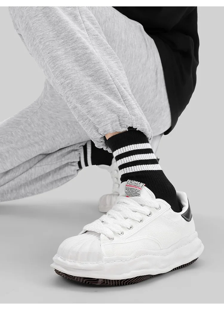 brand canvas shoes man designer shoes platform men's sneakers and casual shoes woman barefoot shoes on black white green yellow