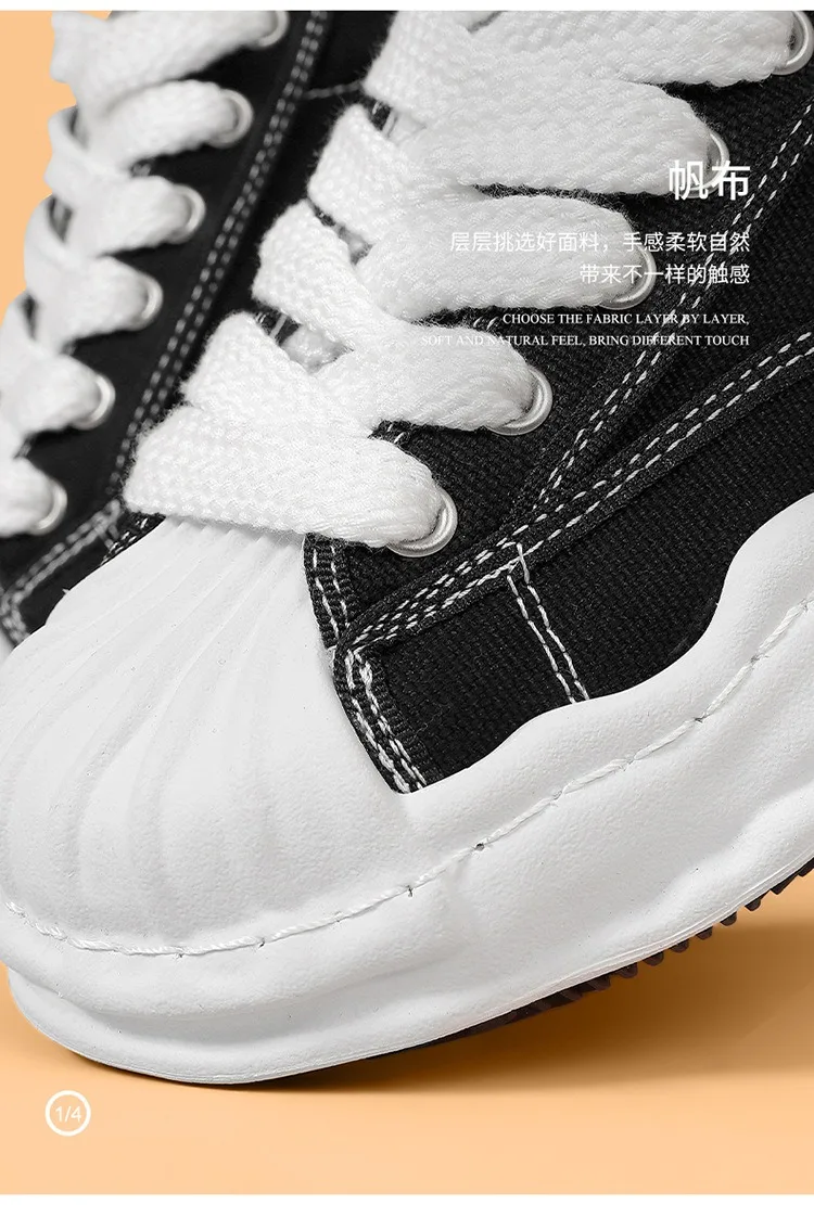 brand canvas shoes man designer shoes platform men's sneakers and casual shoes woman barefoot shoes on black white green yellow