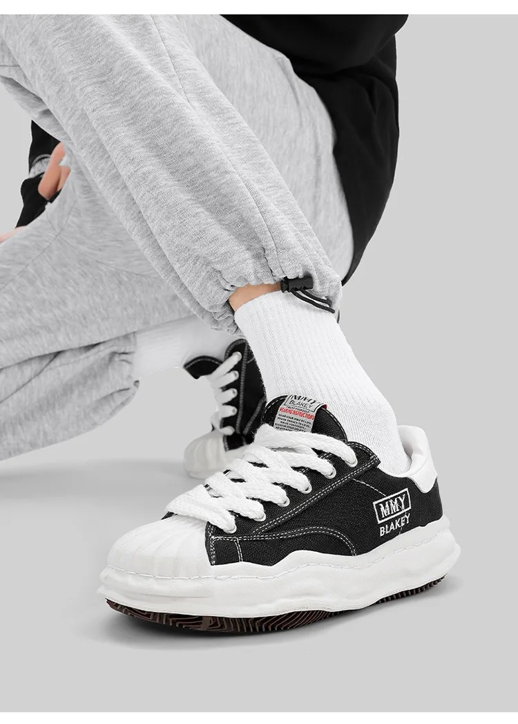 brand canvas shoes man designer shoes platform men's sneakers and casual shoes woman barefoot shoes on black white green yellow