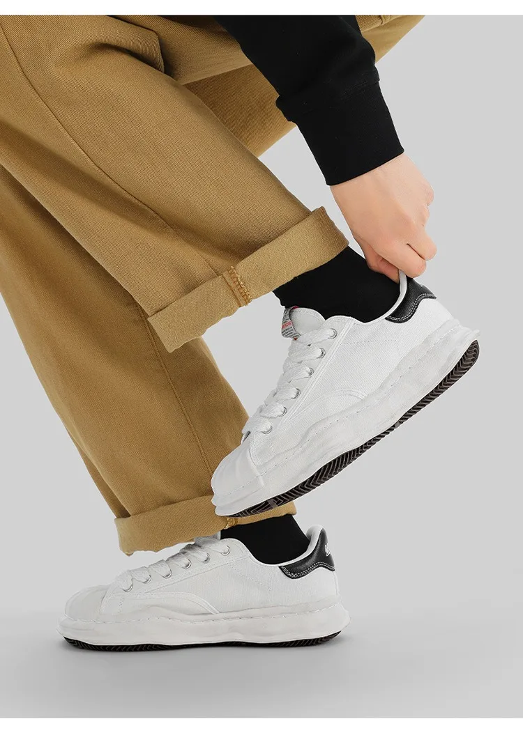 brand canvas shoes man designer shoes platform men's sneakers and casual shoes woman barefoot shoes on black white green yellow