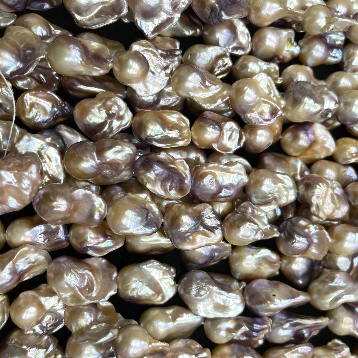 AAAAA Colorful Baroque Tail Beads High-Quality Natural Freshwater Pearls Beads for Jewelry Making DIY Necklaces Accessories 38cm