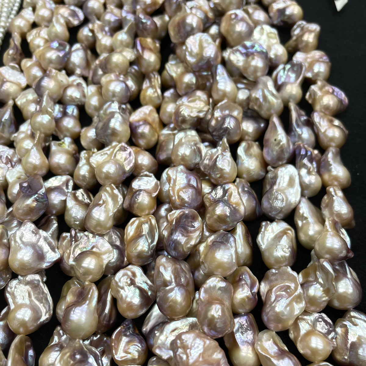 AAAAA Colorful Baroque Tail Beads High-Quality Natural Freshwater Pearls Beads for Jewelry Making DIY Necklaces Accessories 38cm