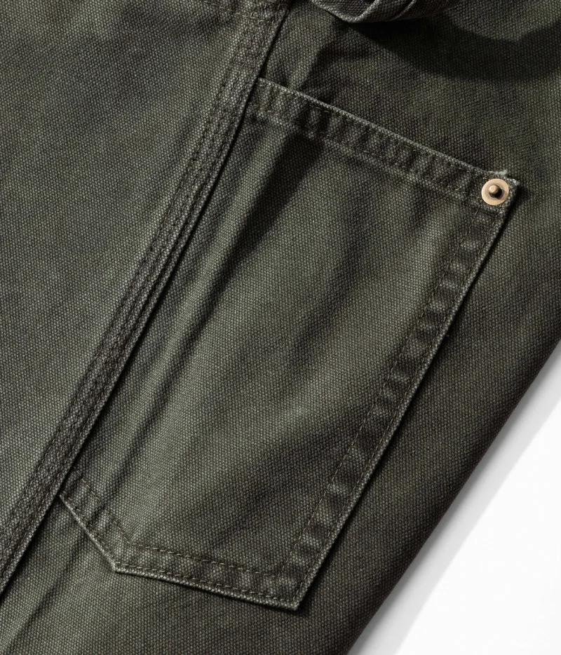OKONKWO B01 Lumberjack Striped Canvas Full Length Casual Work Pants Durable Everyday Wear Fashionable Outdoor Trouser for Men