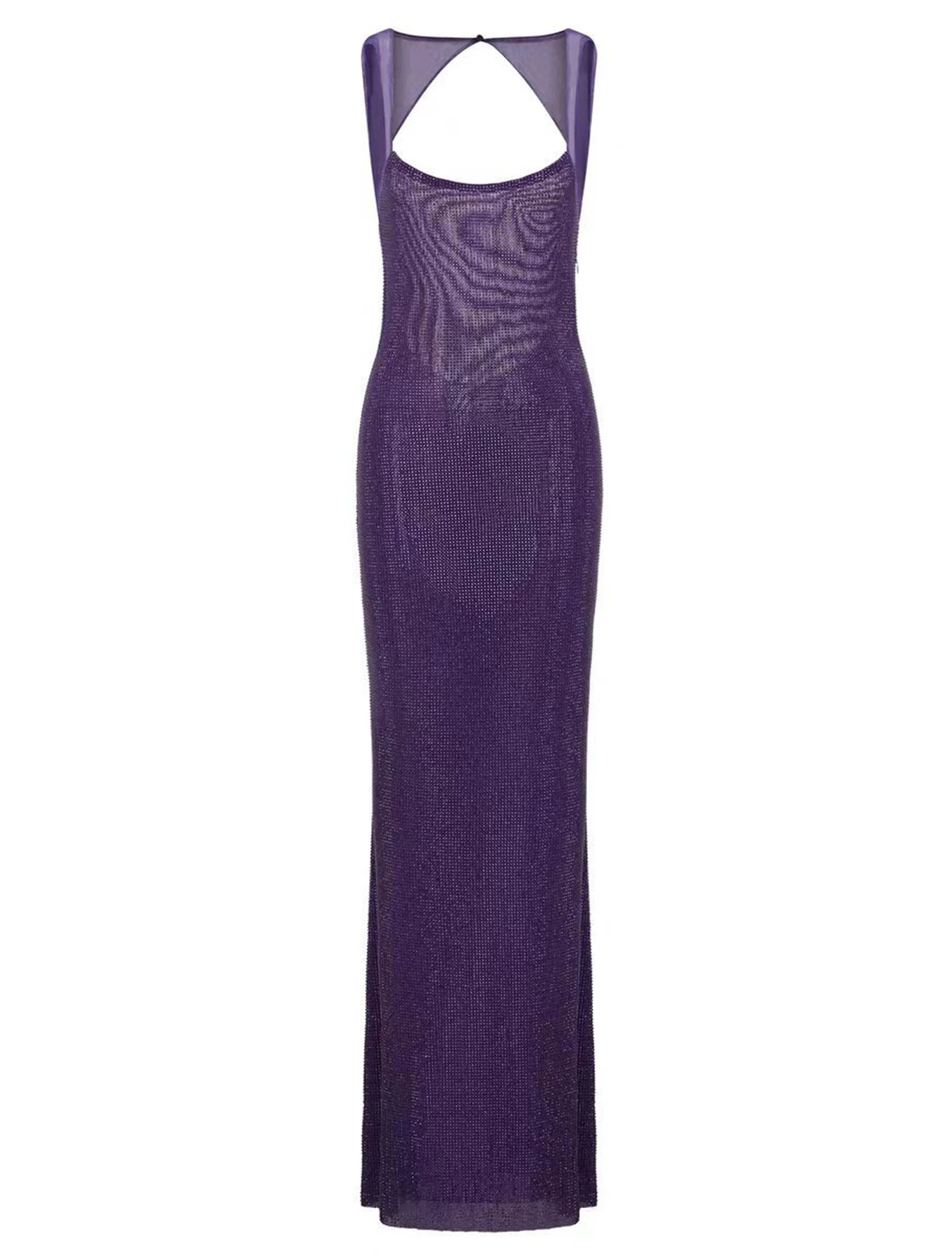 Sexy Luxury Rhinestone Party Long Dresses Women Backless Maxi Summer Dress Woman Elegant Birthday Prom Evening Dresses Vestidos