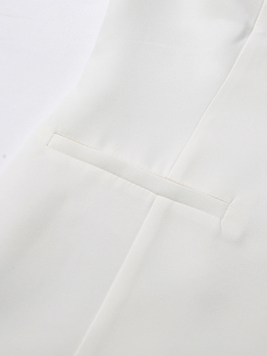TWOTWINSTYLE Solid Spliced Button Slimming Vests For Women O Neck Sleeveless Tunic Temperament Vests Female Fashion Style New