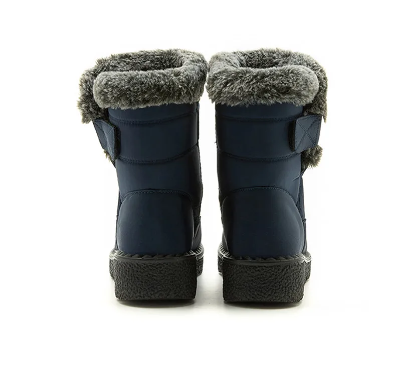 Women's Boots 2025 Trend Winter Shoes For Woman Winter Boots Ankle Low Heels Botas Mujer Waterproof Snow Boots With Fur Shoes