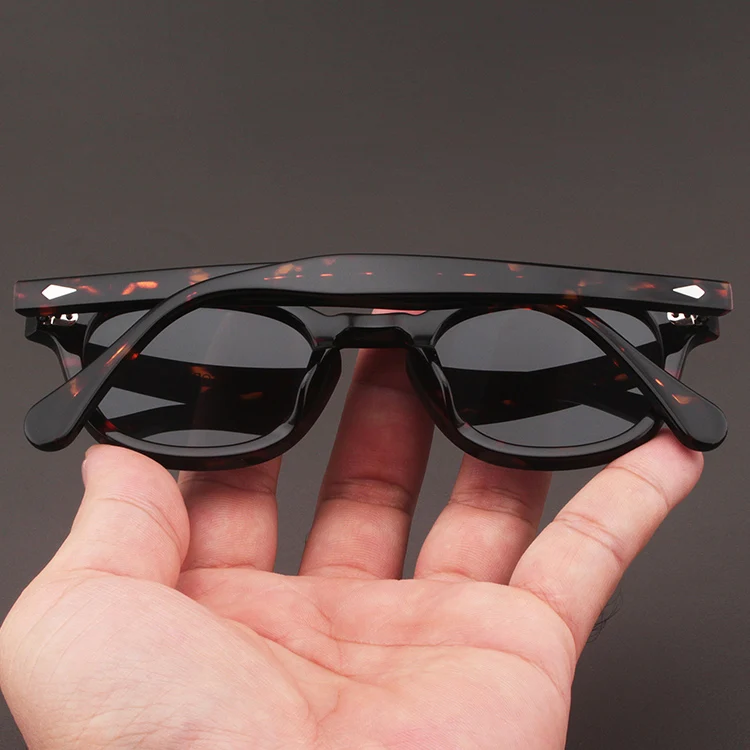 Sun Glasses Man Johnny Depp Lemtosh Polarized Sunglasses Woman Luxury Brand Vintage Acetate Frame Green Drivering Goggles