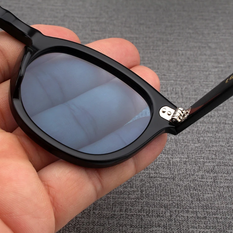 Sun Glasses Man Johnny Depp Lemtosh Polarized Sunglasses Woman Luxury Brand Vintage Acetate Frame Green Drivering Goggles