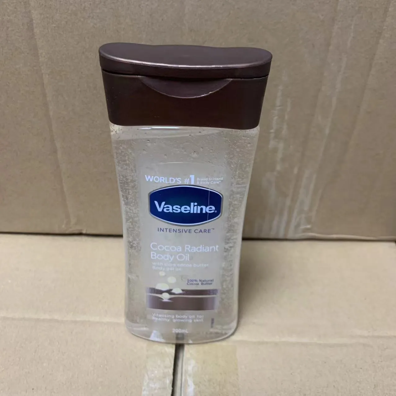 Vaseline Brightening Body Gel-Oil 200ml - Skin Tone Care, Deep Hydration for Dry & Dull Skin, Nourishing Gel-Oil Formula