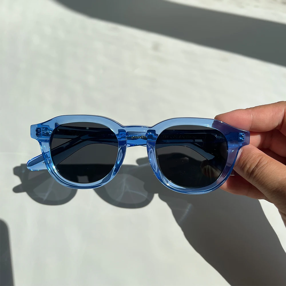 Lemtosh DAHVEN Vintage Sunglasses Women Eyewear Acetate Vintage Oval Sunglasses Polarized Men's Sunglasses Dropshipping