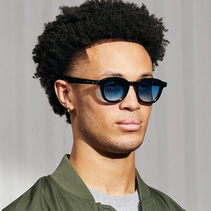 Lemtosh DAHVEN Vintage Sunglasses Women Eyewear Acetate Vintage Oval Sunglasses Polarized Men's Sunglasses Dropshipping