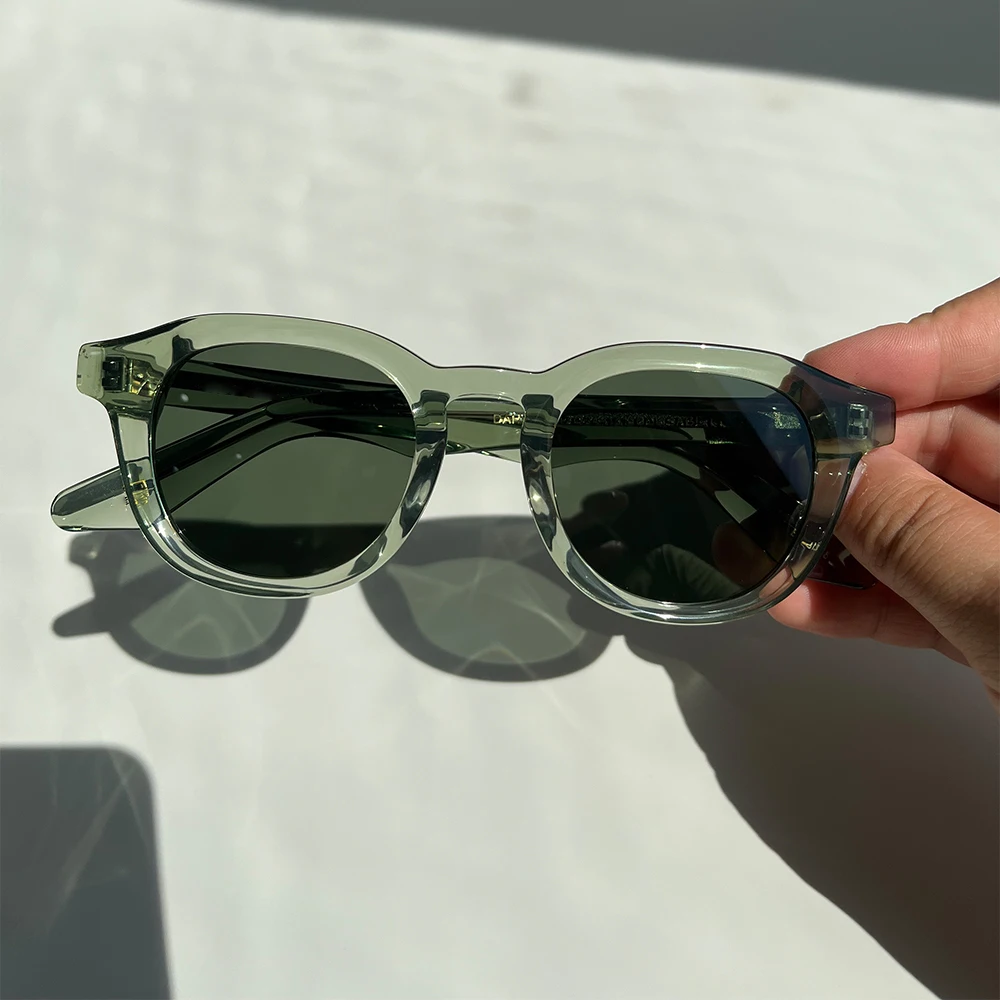 Lemtosh DAHVEN Vintage Sunglasses Women Eyewear Acetate Vintage Oval Sunglasses Polarized Men's Sunglasses Dropshipping
