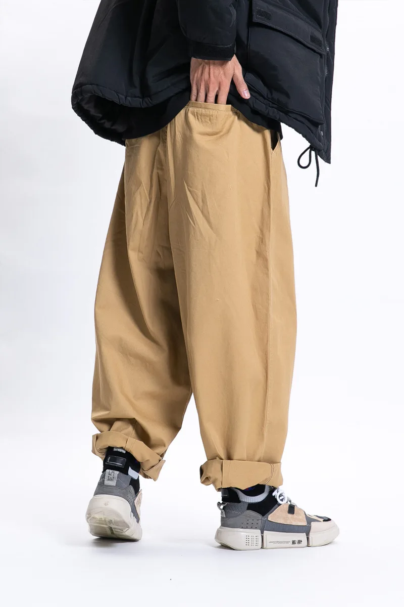 2025 Spring New Cityboy Casual Pants Japanese Loose Fashion Versatile Wide Leg Pants Solid Color Work Pants Men and Women