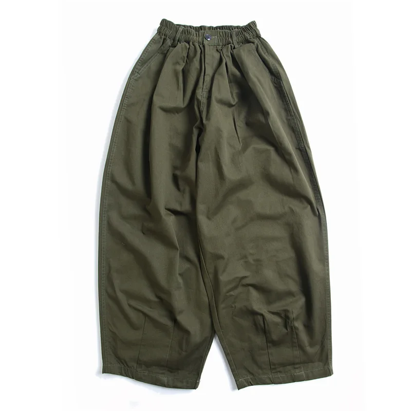 2025 Spring New Cityboy Casual Pants Japanese Loose Fashion Versatile Wide Leg Pants Solid Color Work Pants Men and Women