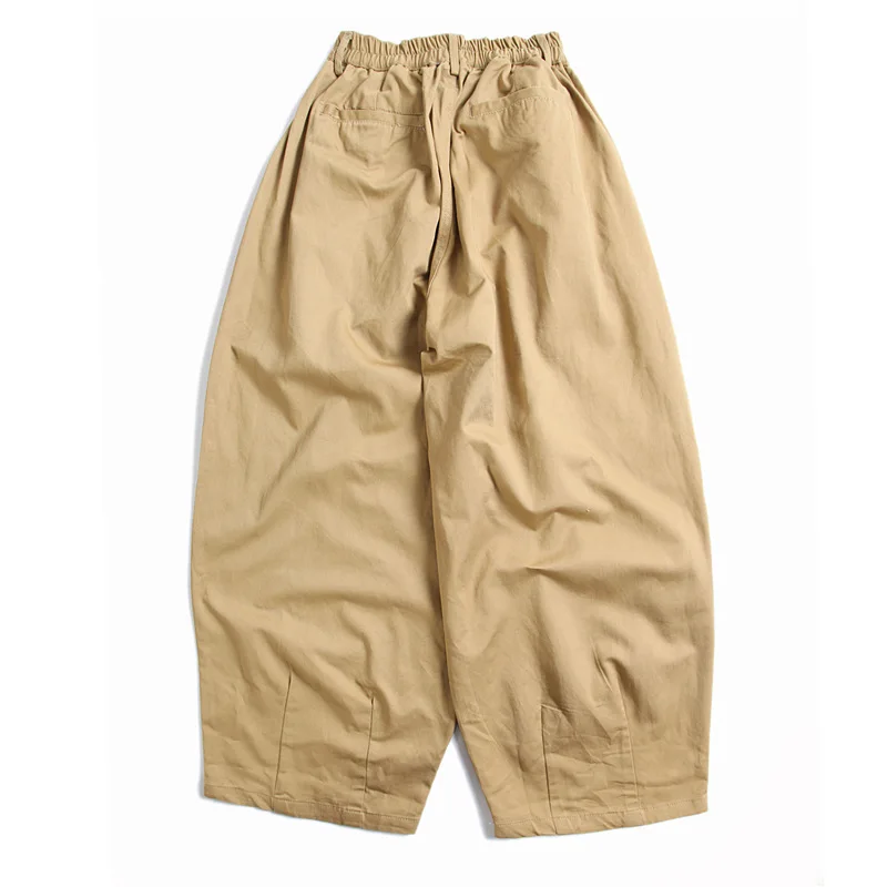 2025 Spring New Cityboy Casual Pants Japanese Loose Fashion Versatile Wide Leg Pants Solid Color Work Pants Men and Women