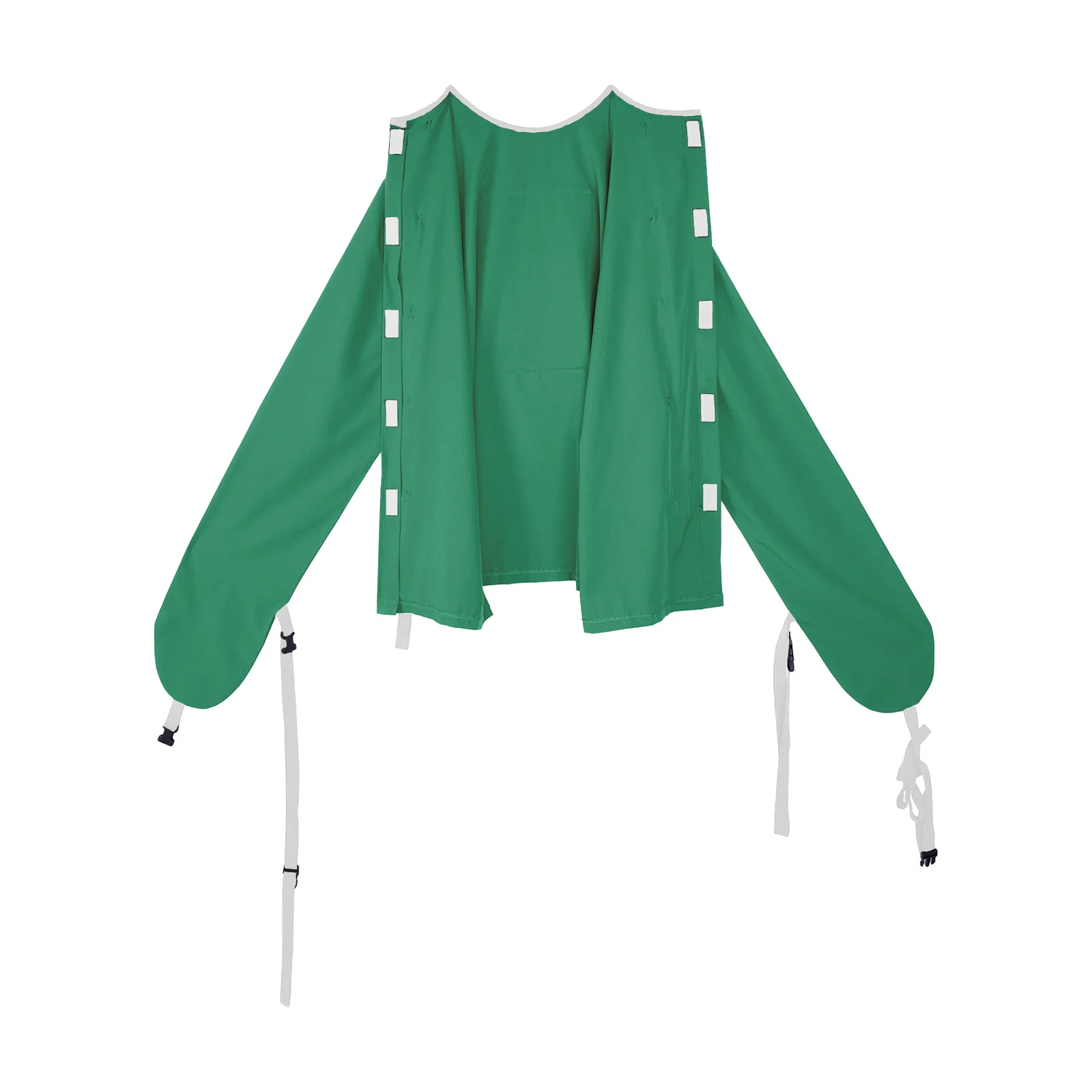 Adult Upper Limb Protective Tops Manic Patients Nursing Safety Restraint Clothes Long Sleeve Back Buckles Securing Strap T-shirt