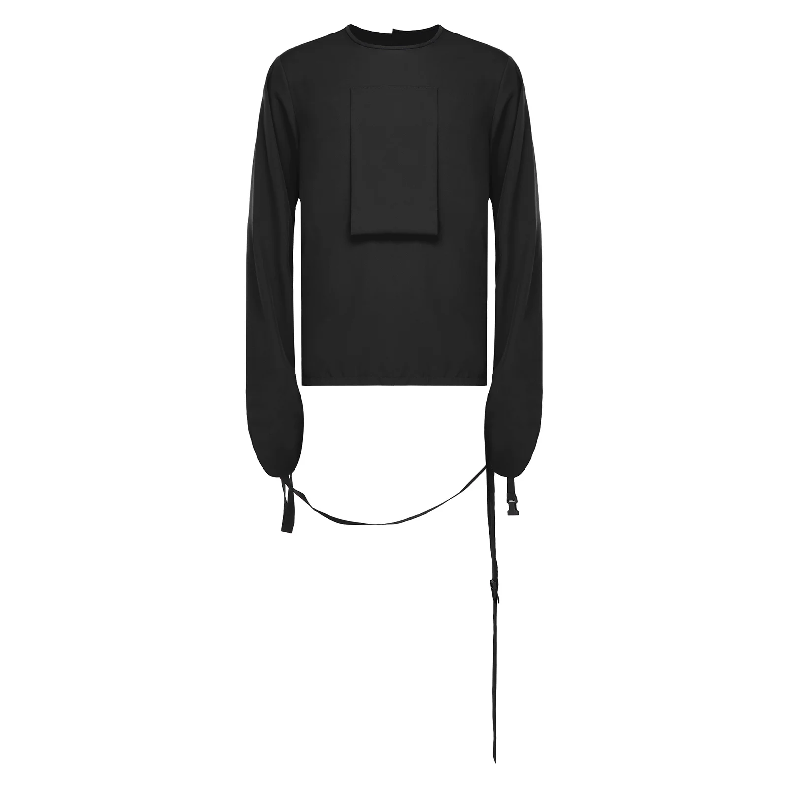 Adult Upper Limb Protective Tops Manic Patients Nursing Safety Restraint Clothes Long Sleeve Back Buckles Securing Strap T-shirt