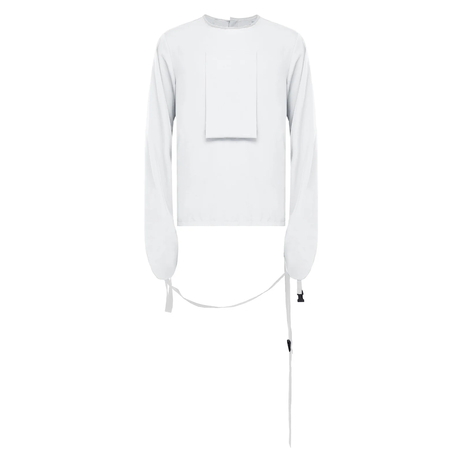 Adult Upper Limb Protective Tops Manic Patients Nursing Safety Restraint Clothes Long Sleeve Back Buckles Securing Strap T-shirt
