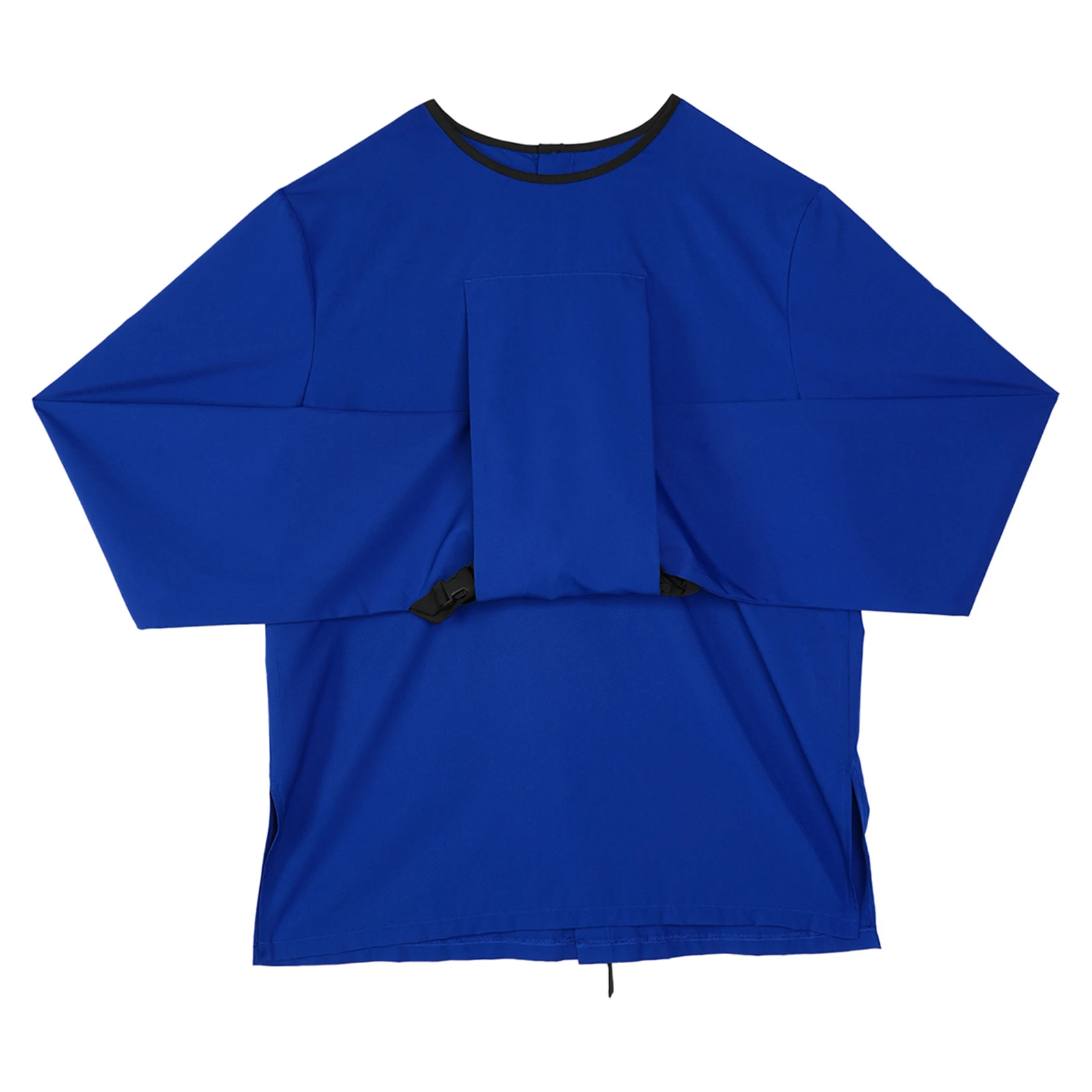Adult Upper Limb Protective Tops Manic Patients Nursing Safety Restraint Clothes Long Sleeve Back Buckles Securing Strap T-shirt