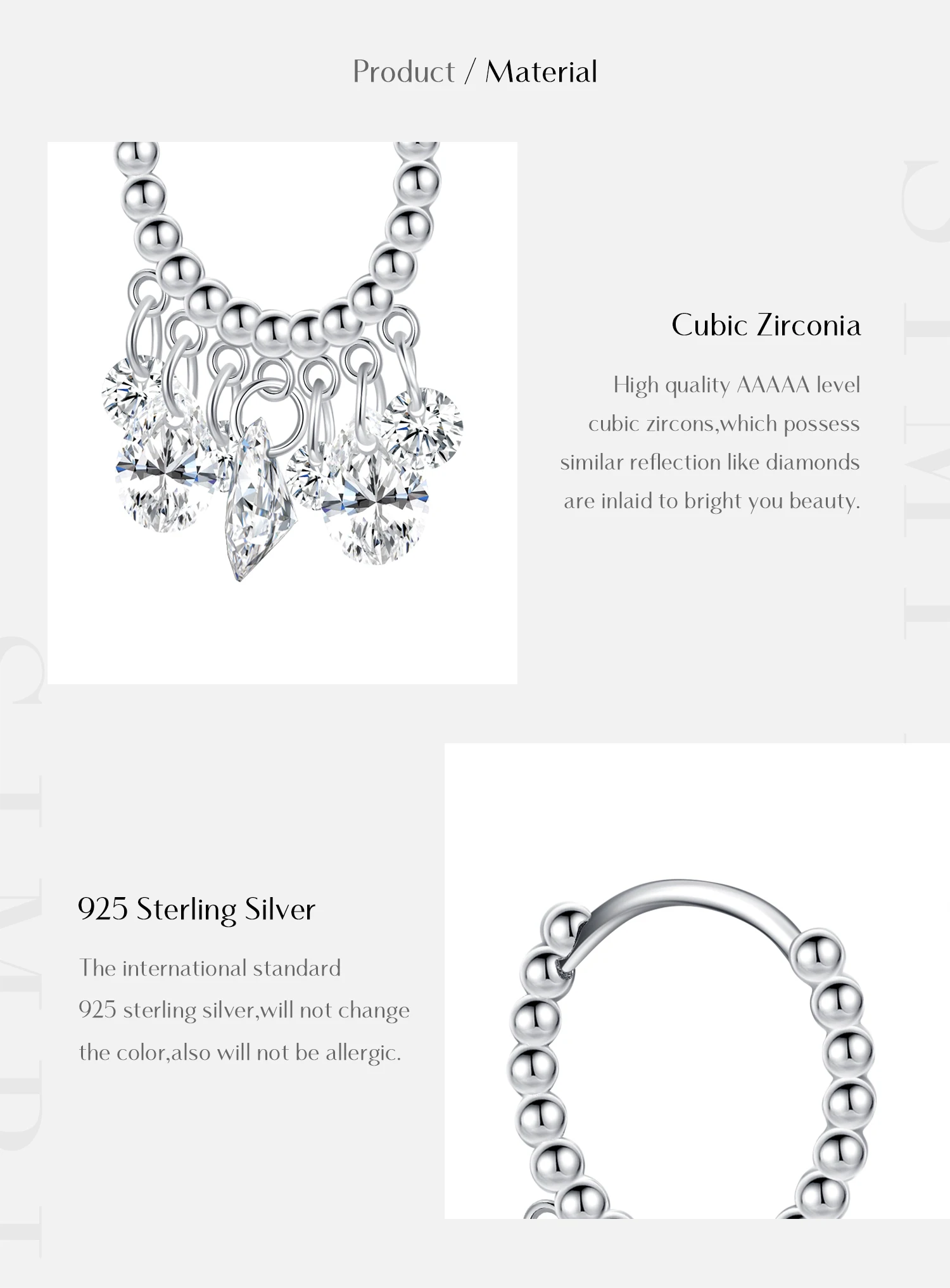 MODIAN 925 Sterling Silver Luxury Geometric Stunning Clear CZ Hoop Earrings Fashion Sparkling Dangle Ears For Women Fine Jewelry