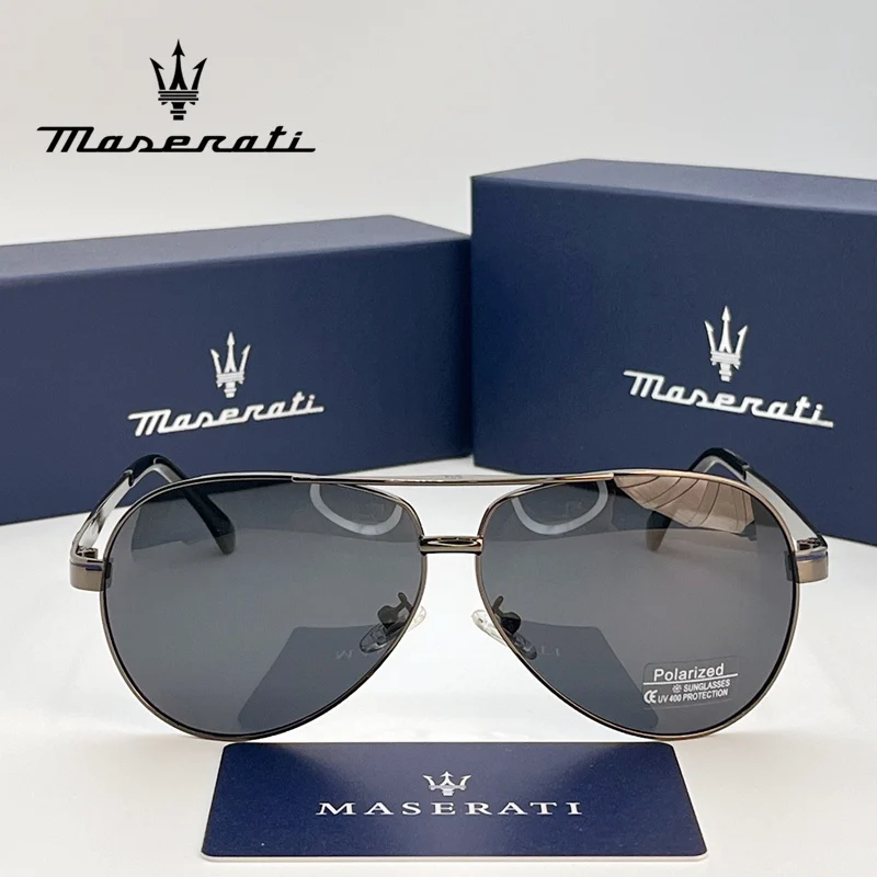 MASERATI Car High End UV400 Polarized Glasses For GT Quattroporte Levante Ghibli Mc20 Mcpura GranCabrio Grecale Drive Sunglasses