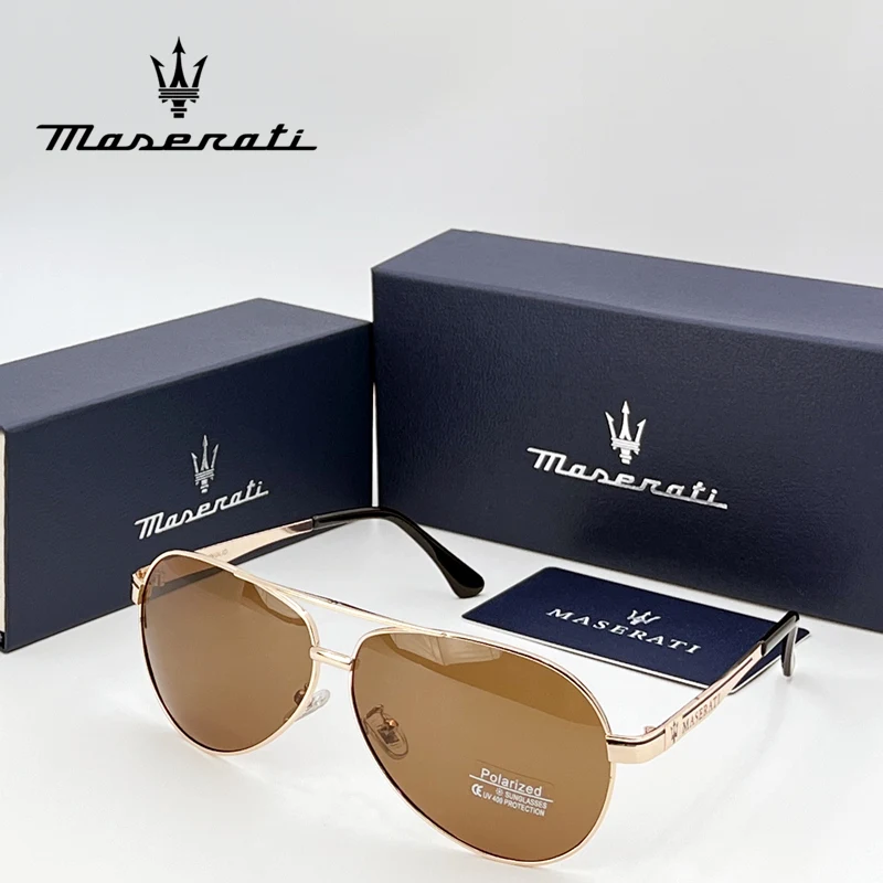 MASERATI Car High End UV400 Polarized Glasses For GT Quattroporte Levante Ghibli Mc20 Mcpura GranCabrio Grecale Drive Sunglasses