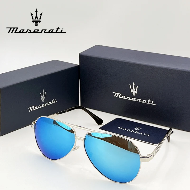 MASERATI Car High End UV400 Polarized Glasses For GT Quattroporte Levante Ghibli Mc20 Mcpura GranCabrio Grecale Drive Sunglasses