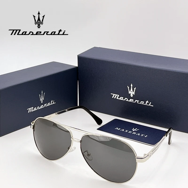 MASERATI Car High End UV400 Polarized Glasses For GT Quattroporte Levante Ghibli Mc20 Mcpura GranCabrio Grecale Drive Sunglasses