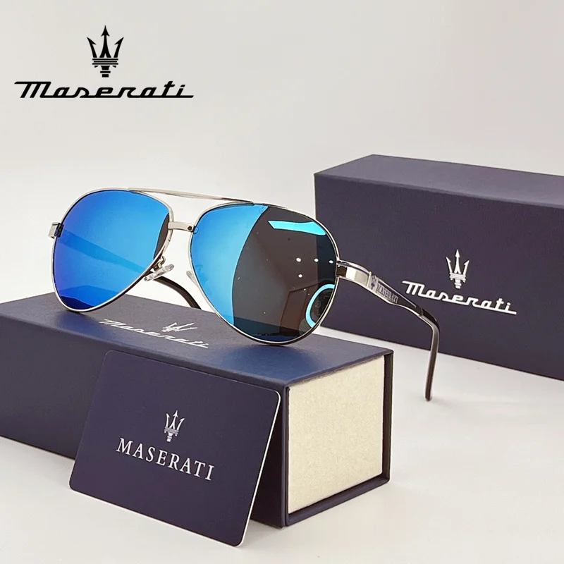 MASERATI Car High End UV400 Polarized Glasses For GT Quattroporte Levante Ghibli Mc20 Mcpura GranCabrio Grecale Drive Sunglasses