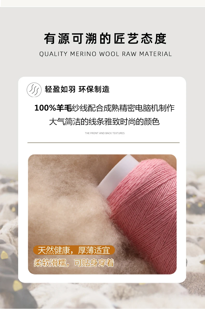 Women 100% Merino Wool Sweater Turtleneck Twisted Zipper Half Open Neck Pullover Autumn Winter Thickened Casual Knit Loose Tops