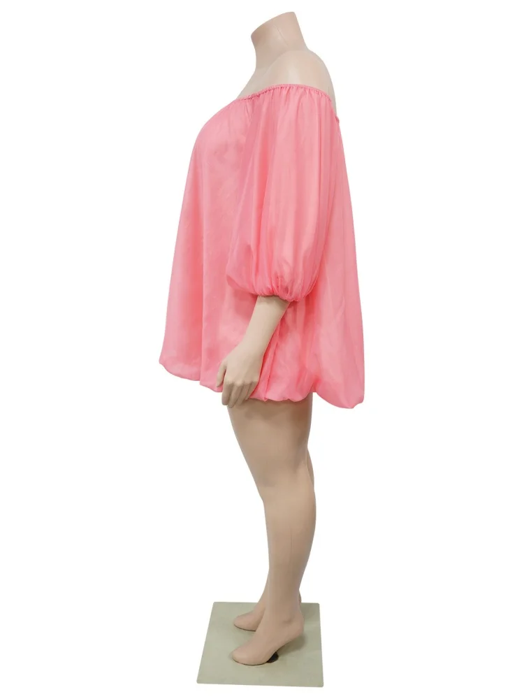 Wmstar Dress Women Wholesale Sexy Fashionable Cross Border Designs Featuring One Shoulder Open Back Bubble Sleeve 2026 Fancy