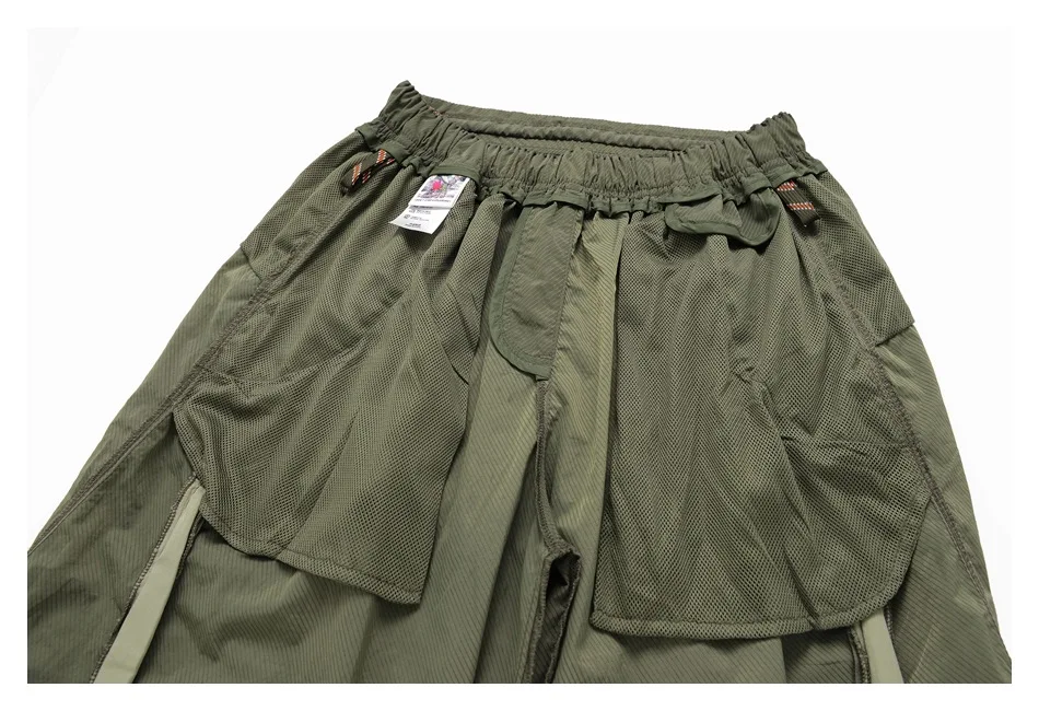 Outdoor Sports Casual Track Pants Men Women Lightweight Hiking Breathable Waterproof Quick Dry Loose Techwear Cargo Pant Trouser
