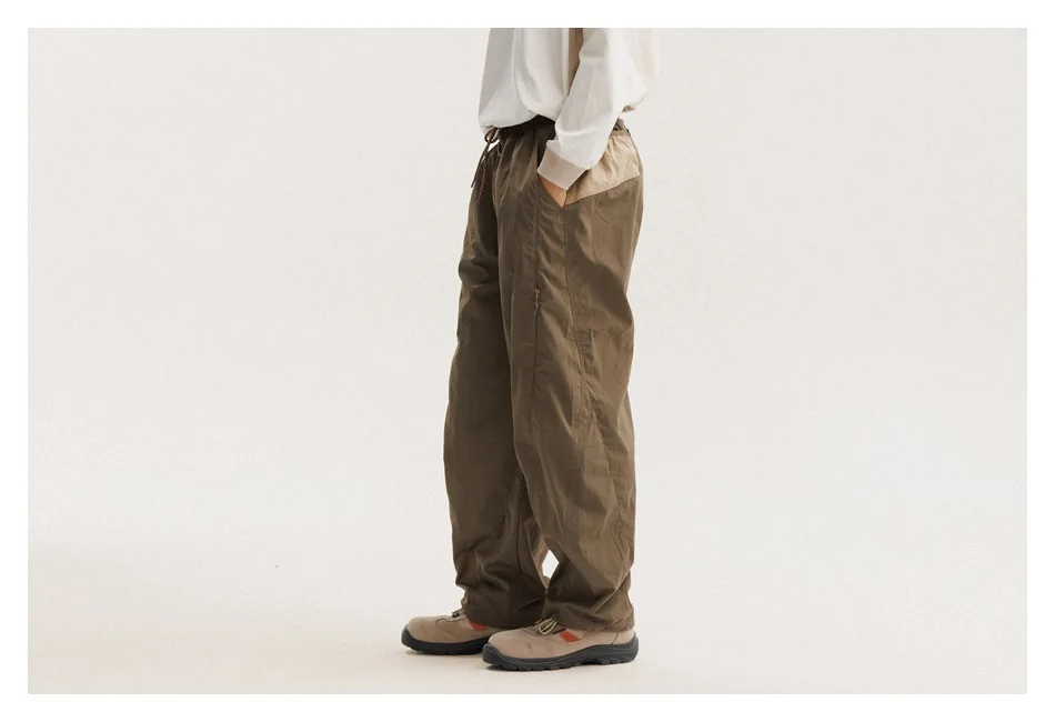 Outdoor Sports Casual Track Pants Men Women Lightweight Hiking Breathable Waterproof Quick Dry Loose Techwear Cargo Pant Trouser