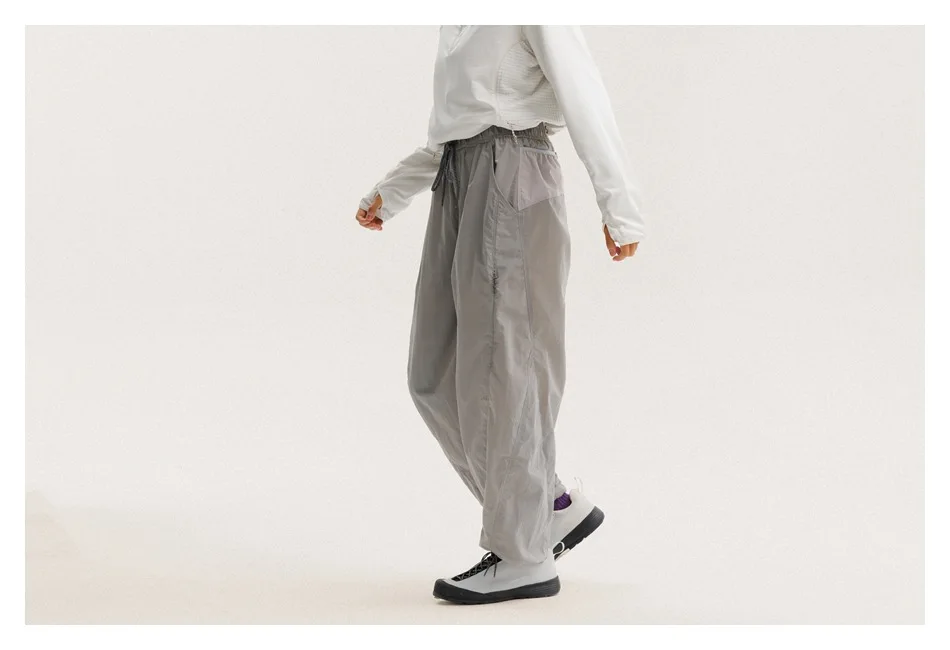 Outdoor Sports Casual Track Pants Men Women Lightweight Hiking Breathable Waterproof Quick Dry Loose Techwear Cargo Pant Trouser