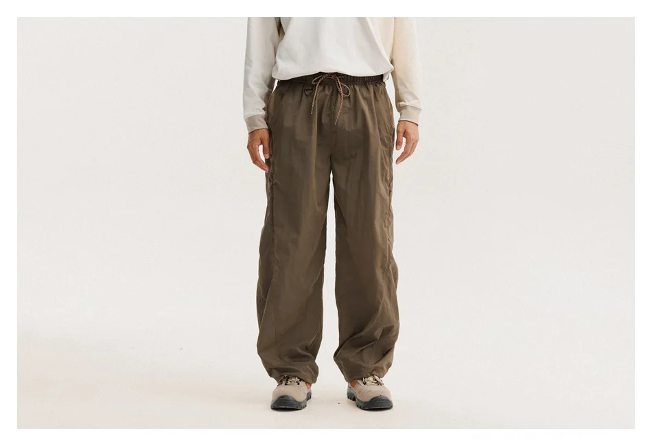 Outdoor Sports Casual Track Pants Men Women Lightweight Hiking Breathable Waterproof Quick Dry Loose Techwear Cargo Pant Trouser